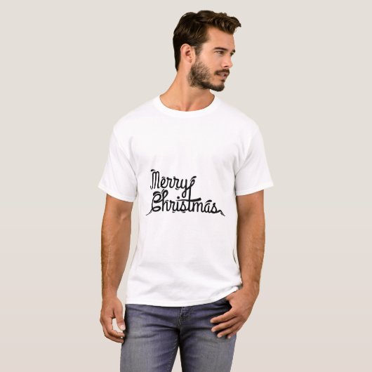 Christmas Typography Sayings T-Shirt (Vorne ganz)