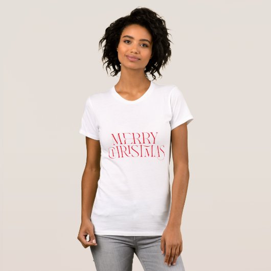 Christmas Typography Sayings T-Shirt (Vorne ganz)