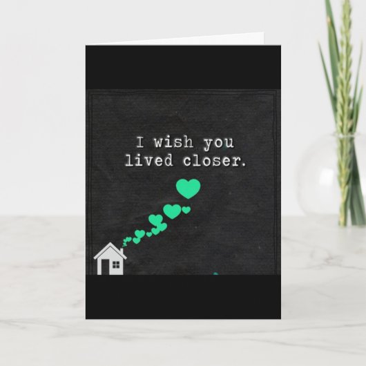 CHRISTMAS *ÜBER DIE MEILEN* FEIERTAGSKARTE (Vorderseite)