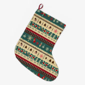 Christmas Ugly Sweater 5 Großer Weihnachtsstrumpf (Vorderansicht (hängend))