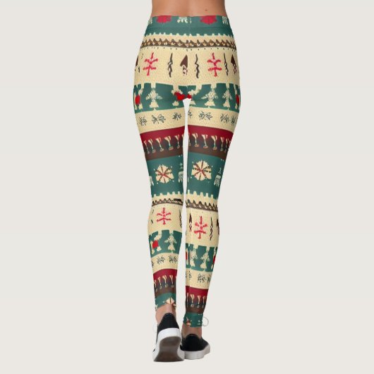Christmas Ugly Sweater 5 Leggings (Rückseite)
