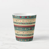Christmas Ugly Sweater 5 Milchtasse (Vorderseite)