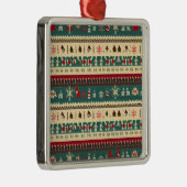 Christmas Ugly Sweater 5 Ornament Aus Metall (Rechts)