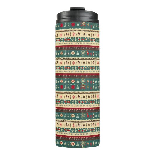 Christmas Ugly Sweater 5 Thermosbecher (Vorderseite)