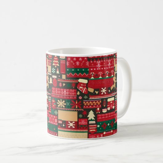 Christmas Ugly Sweater 7 Kaffeetasse (VorderseiteRechts)