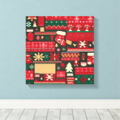 Christmas Ugly Sweater 7 Leinwanddruck (Insitu (Holzboden))
