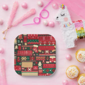 Christmas Ugly Sweater 7 Pappteller (Party)