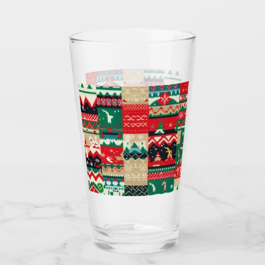 Christmas Ugly Sweater 8 Glas (Vorderseite)