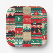 Christmas Ugly Sweater 8 Pappteller (Vorderseite)