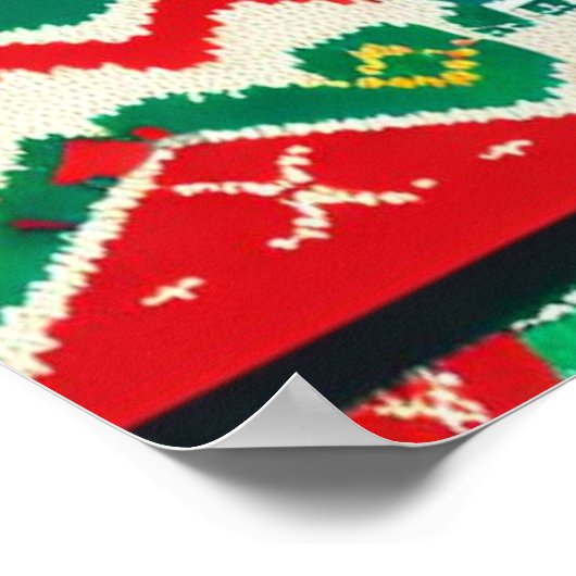 Christmas Ugly Sweater 8 Poster (Ecke)
