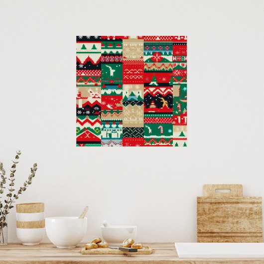 Christmas Ugly Sweater 8 Poster (Küche)