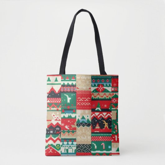 Christmas Ugly Sweater 8 Tasche (Vorderseite)