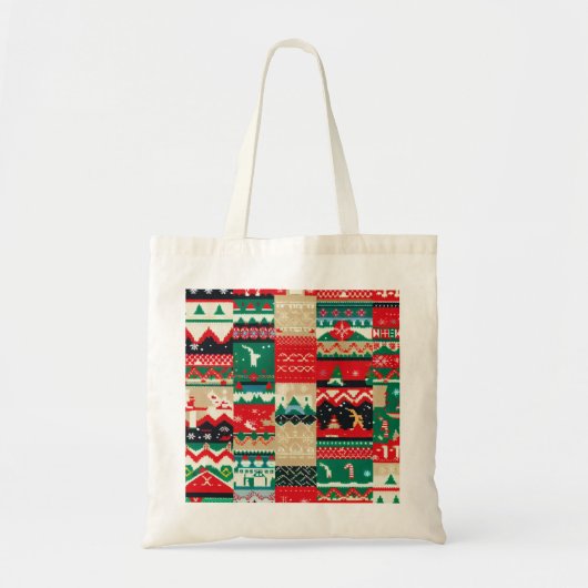 Christmas Ugly Sweater 8 Tragetasche (Vorne)