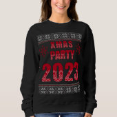 CHRISTMAS UGLY SWEATER CHRISTMAS PARTY2023 SWEATSHIRT (Vorderseite)