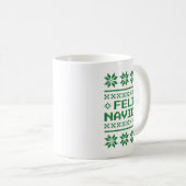 Christmas Ugly Sweater Feliz Navidad Xel Pattern S Kaffeetasse (VorderseiteRechts)