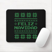 Christmas Ugly Sweater Feliz Navidad Xel Pattern S Mousepad (Mit Mouse)