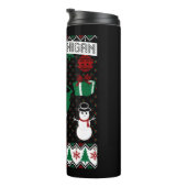 Christmas Ugly Sweater Flint Michigan Thermosbecher (Nach rechts gedreht)
