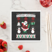 Christmas Ugly Sweater Kenosha Wisconsin Serviette (Beispiel)