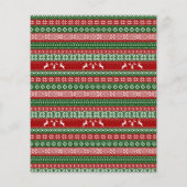 Christmas Ugly Sweater Voting Card Flyer (Hinten)