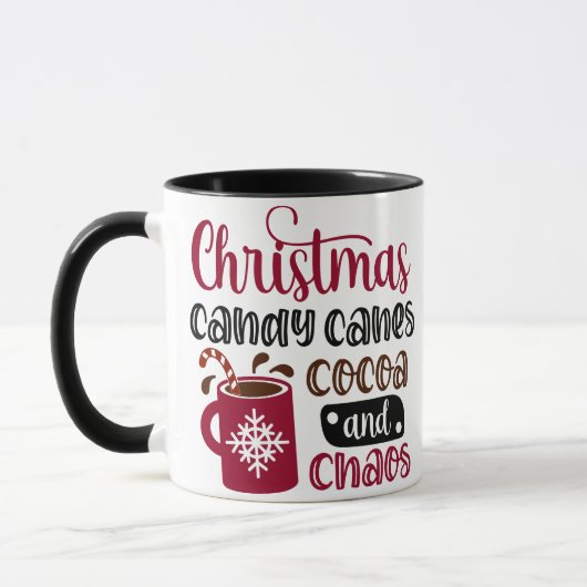 CHRISTMAS UND CANDY CANES TASSE (Links)
