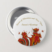 CHRISTMAS UND NEUJAHR BUTTON (Vorne & Hinten)