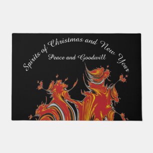 CHRISTMAS UND NEUJAHR FUßMATTE