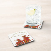 CHRISTMAS UND NEUJAHR GETRÄNKEUNTERSETZER (Rechte Seite)