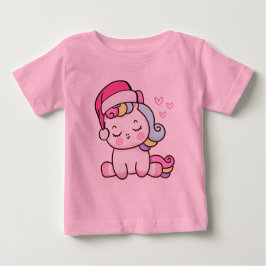 Christmas Unicorn Baby T-shirt