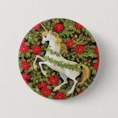 Christmas Unicorn Button (Vorderseite)