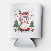 Christmas Unicorn Cute Magical Xmas Toddler Girls Dosenkühler (Vorderseite)