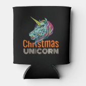 Christmas Unicorn Dosenkühler (Vorderseite)