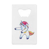 Christmas Unicorn Geldbeutel Flaschenöffner (Rückseite)