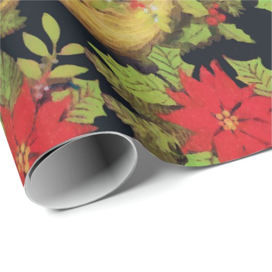 Christmas Unicorn Geschenkpapier (Rolleneckpunkt)