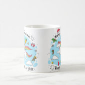 Christmas Unicorn Kaffeetasse (Mittel)
