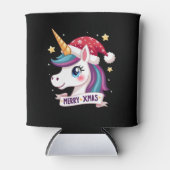 Christmas Unicorn Long Sleeve T-Shirt (1) Dosenkühler (Vorderseite)