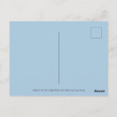 CHRISTMAS UNICORN, MAGIC HORN BAUM, FANTASY PORSE POSTKARTE (Rückseite)