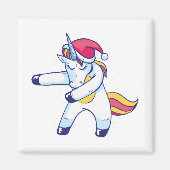 Christmas Unicorn Magnet (Vorne)