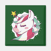 Christmas Unicorn Magnet (Vorne)