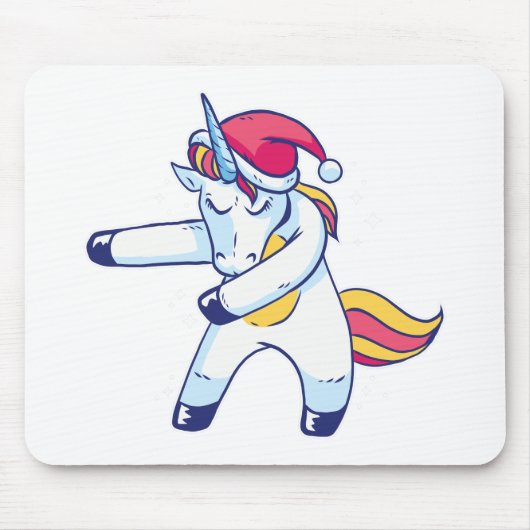 Christmas Unicorn Mousepad (Vorne)