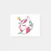 Christmas Unicorn Post-it Klebezettel (Vorderseite)