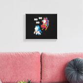 Christmas Unicorn Shirt Magical Xmas Santa Claus S Leinwanddruck (Insitu (Wohnzimmer))