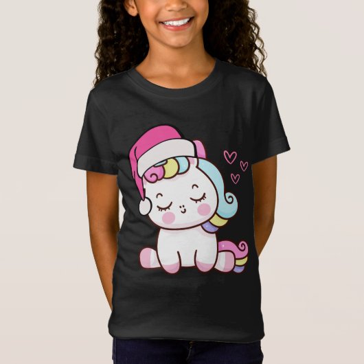 Christmas Unicorn T-Shirt (Vorderseite)
