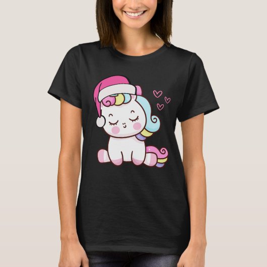 Christmas Unicorn T-Shirt (Vorderseite)