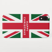 Christmas Union Jack Case-Mate iPhone Hülle (Rückseite (Horizontal))