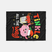 Christmas Urologist Nephrologist T Healthcare Work Fleecedecke (Vorderseite (Horizontal))