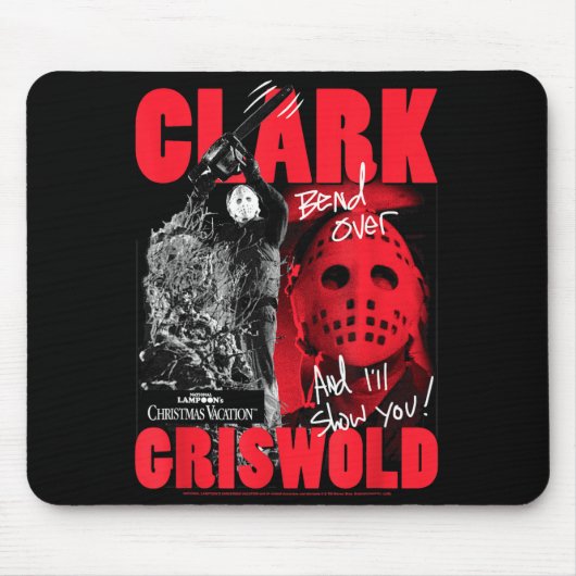Christmas Vacation Clark Griswold Hockey Mask Holi Mousepad (Vorne)