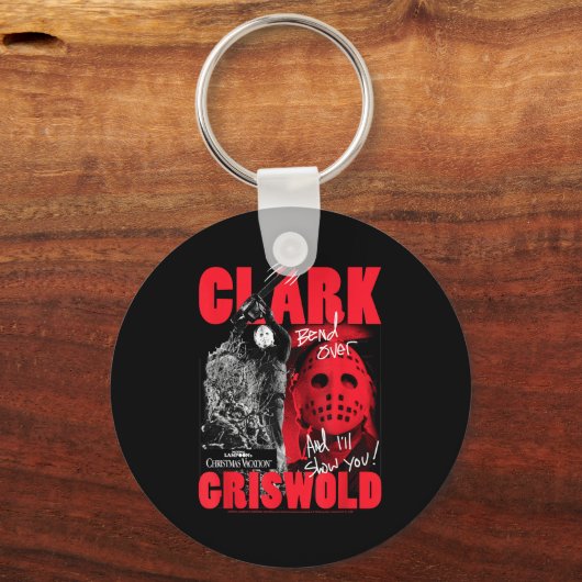 Christmas Vacation Clark Griswold Hockey Mask Holi Schlüsselanhänger (Vorderseite)