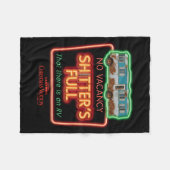 Christmas Vacation Ters Full Neon Sign Fleecedecke (Vorderseite (Horizontal))