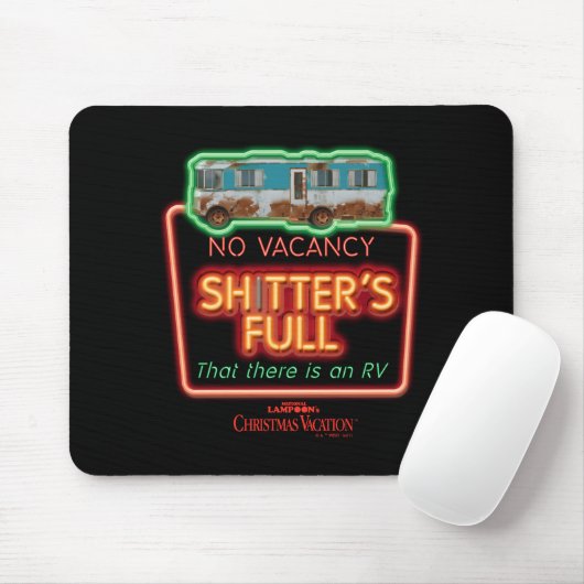 Christmas Vacation Ters Full Neon Sign Mousepad (Mit Mouse)