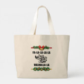 Christmas Valhalla Throw Pillow Jumbo Stoffbeutel (Rückseite)
